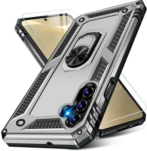Vista 8 de Funda para Samsung Galaxy S21 5G resistente con protector de pantalla integrado, armadura dura, funda anticaída militar para Samsung S21 5G 6.2 2021