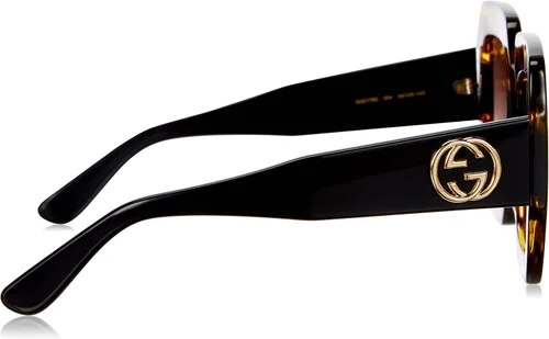 Vista 2 de Gucci gafas de sol GG-0178-S 004 Transparente Havana - Shiny Black - Marrón Gradient lenses