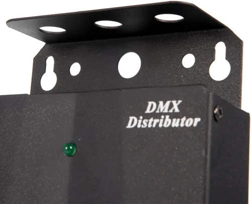 Vista 5 de MFL. Distribuidor de amplificador divisor DMX aislado de 4 vías con salidas de 3 pines
