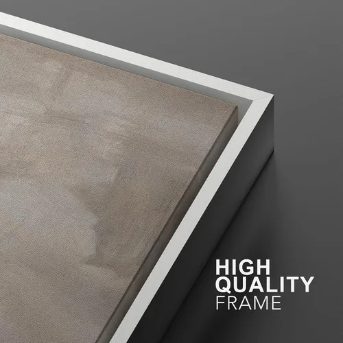 Vista 5 de SIGNWIN Lienzo enmarcado para pared, ilustraciones abstractas texturizadas en tonos beige terrosos, arte moderno, decorativo, contemporáneo