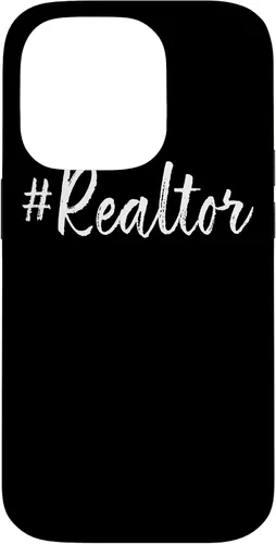 Vista 17 de Hashtag Realtor Real Estate Agent Business Gifts Funny Quote Case for iPhone 17