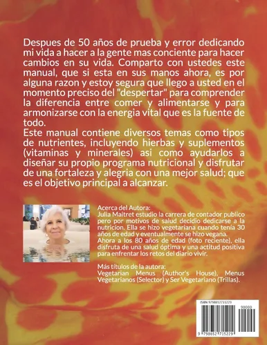 Vista 2 de Manual del Despertar Vegano Nutrición Holística (Spanish Edition)