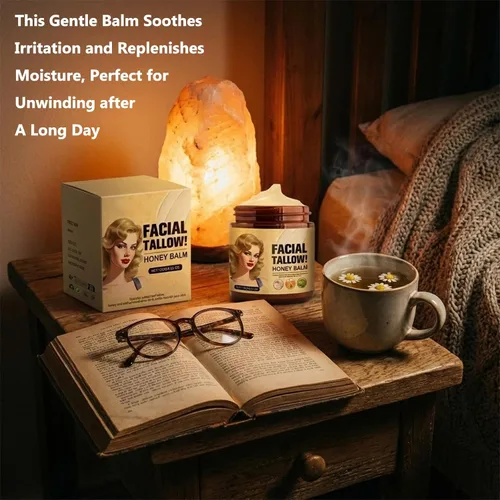 Vista 8 de Bálsamo facial de miel de sarga – Crema facial diaria de humedad intensiva para piel extra seca, hidratante calmante no grasa con aroma neutro, 4.23