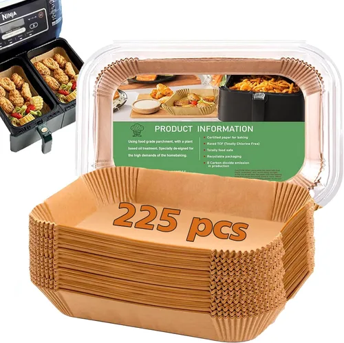 Vista 9 de Forros pequeños para freidora de aire COMFEE' Compact 2.1, forros de 2 cuartos de galón para freidora de aire para Instant Pot Vortex Mini, forros
