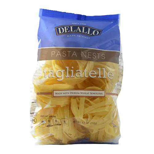 Vista 2 de Delallo Tagliatelle - Nidos de pasta de espinacas, 8.82 onzas (paquete de 16)