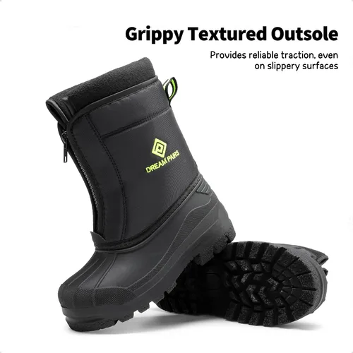 Vista 5 de DREAM PAIRS Boys Girls Waterproof Winter Snow Boots