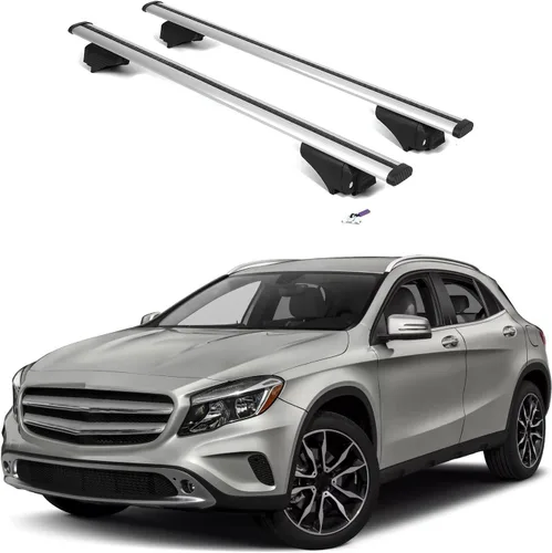 Vista 13 de ERKUL Barras transversales de techo para Mercedes Benz GLE (V167) 2019-2026 Barras transversales de aluminio con bloqueo antirrobo para techo Negro