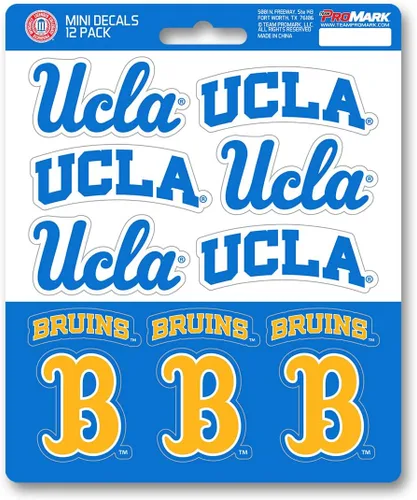 Vista 20 de FANMATS NCAA - Juego de calcomanías unisex para adolescentes, paquete mini de 12