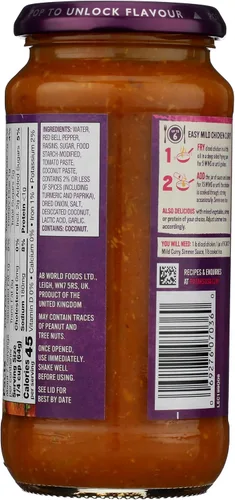 Vista 2 de PATAKS Salsa de curry suave, 14.5 onzas