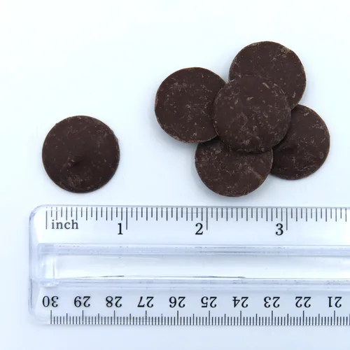 Vista 6 de MERCKENS Obleas de revestimiento, chocolate oscuro derretido, cacao oscuro, 10 libras