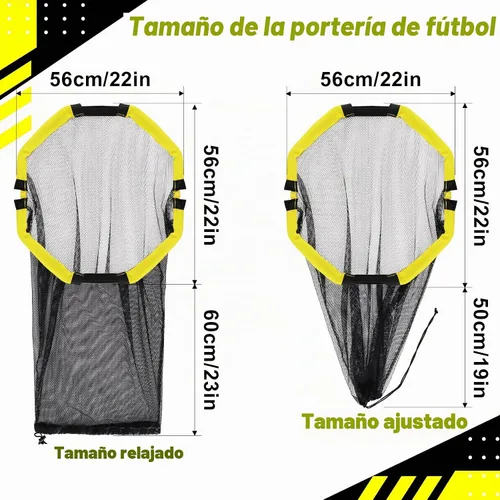 Vista 5 de Happy Jump 3 en 1 Fútbol Target Net Practice