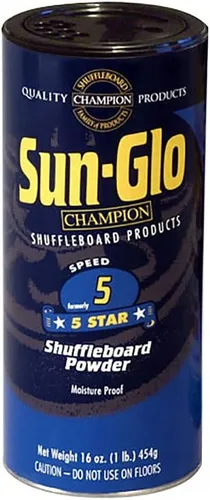Vista 2 de Sun-Glo Paquete de 12 cera en polvo para tejo de 5 velocidades y 5 estrellas