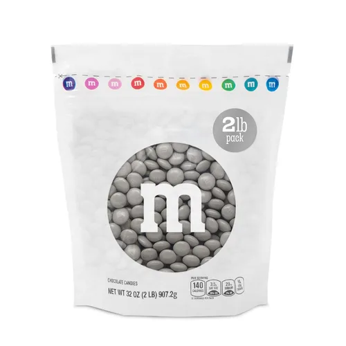 Vista 12 de M&M's - Bolsa de dulces de un solo color, de chocolate con leche, a granel.