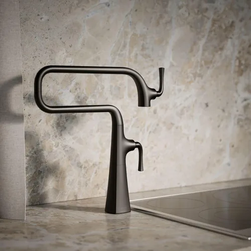 Vista 2 de Kohler K-22067-BL - Llenador de ollas para fregadero de cocina Graze