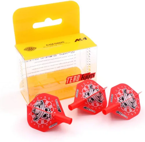 Vista 23 de CUESOUL TERO AK4 Plumas para dardos Forma estándar/Forma escudo/Forma diamante