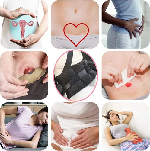 Vista 6 de Almohada para cinturón de seguridad de ostomía, protector de conducción de ostomía, protector de ileostomía de urostomía, no aprieta, suministros