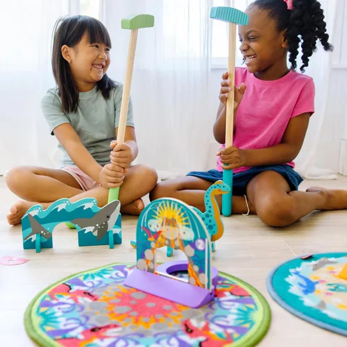 Vista 3 de ¡Diversión en la feria! Set de juego de minigolf