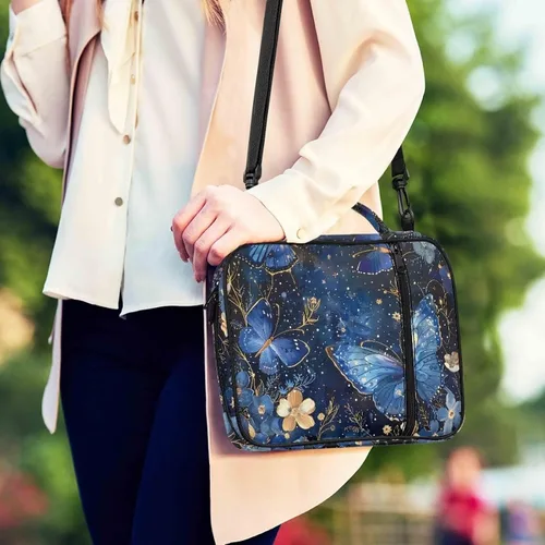 Vista 3 de Bolsas de estudio bíblico de fútbol para hombres y niños, estuche de transporte de la Biblia con correa, bolsas con cremallera para la Biblia