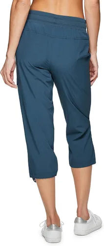 Vista 8 de RBX - Pantalón capri deportivo con cordón,ligero, con bolsillos y estilo cargo, para mujer