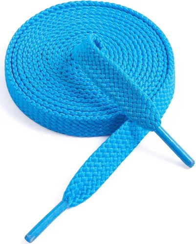 Vista 60 de VSUDO Cordones planos para tenis, cordones para tenis, cordones atléticos 01 Blanco