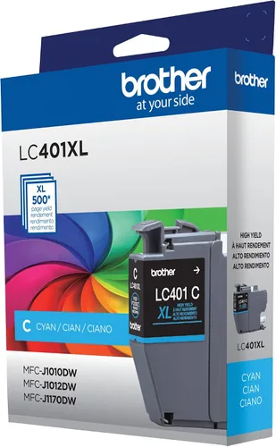 Vista 6 de Brother LC401XLCS - Cartucho de tinta cian de alto rendimiento (2 unidades)