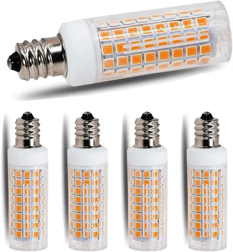 Vista 5 de Bombilla LED E11 de 75 W, 100 W, reemplazo de bombillas halógenas, JD T4 e11, mini base de candelabro de 110 V, 120 V, 130 bombillas de entrada