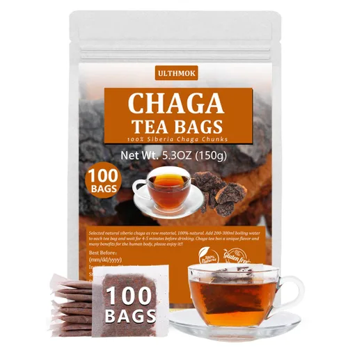 Vista 17 de Bolsas de té de raíz de bardana premium, 60 bolsas de té/6.4 onzas, té de bardana 100% natural, sin aditivos, sin cafeína.