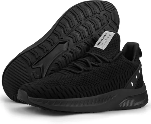 Vista 5 de Feethit - Tenis de correr modernos para hombre antideslizantes ligeros transpirables y de malla