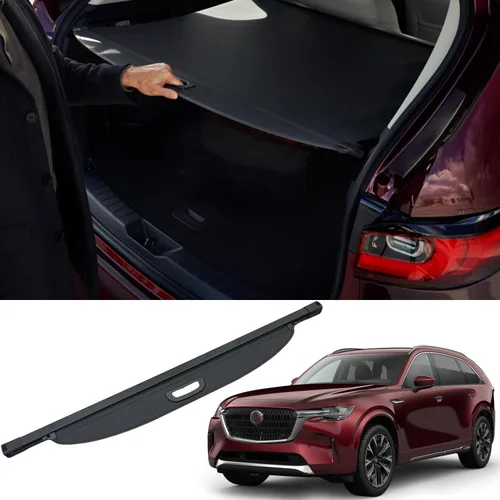 Vista 10 de cubierta retráctil para baúl trasero compatible con Toyota RAV4 2013-2018, protector de seguridad, pantalla de privacidad para equipaje