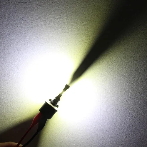 Vista 8 de Alla Lighting Bombillas LED antiniebla de 3800 lm 899 880, base PG13 superbrillante 884 885 887 893 H27 H32, ETI 56-SMD (amarillo dorado de 3000 K)