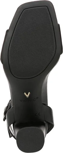 Vista 4 de Vionic Napa Zinfandel - Tacones de bloque con tiras para mujer, zapatos clásicos de apoyo que incluyen una plantilla ortopédica oculta, tallas 5-12