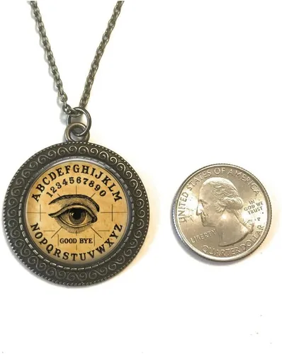 Vista 2 de Fern & Filigree Ouija Board Necklace Seeing Eye Pendant for Women