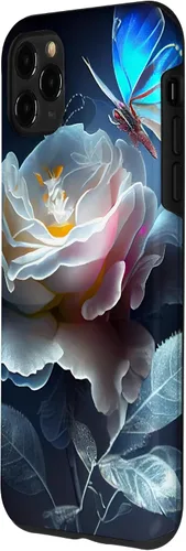 Vista 2 de Funda para iPhone 11 Pro Max con diseño de pétalos de flores de espectro colorido