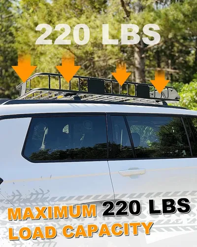 Vista 5 de Barras Transversales de Techo Compatibles con Cadillac XT4 2019-2025, Barras para Equipaje en el Techo