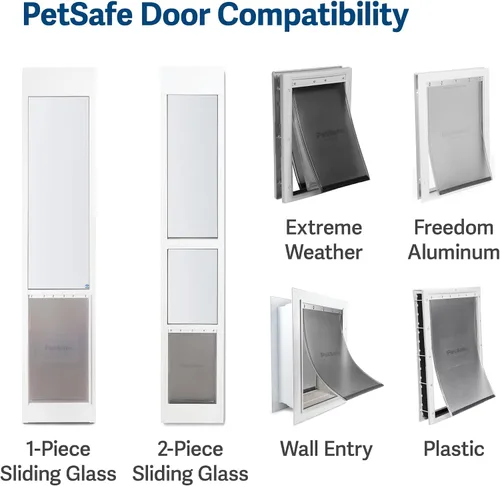 Vista 2 de PetSafe Solapa de repuesto original - Solapa de vinilo de repuesto para puerta de perros para puerta de vidrio deslizante - Duradera y fabricada