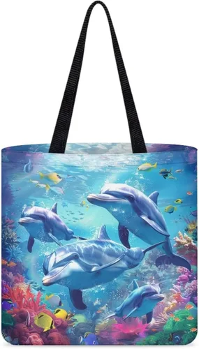 Vista 21 de Upetstory Bolsa de lona reutilizable para compras de comestibles