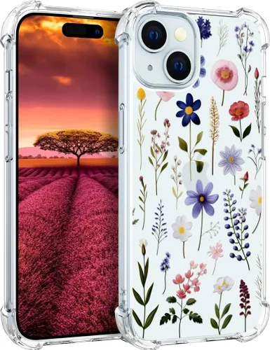 Vista 26 de Funda compatible con iPhone 15, bonita funda transparente para mujer, funda de silicona transparente para teléfono, color negro, tigre poderoso
