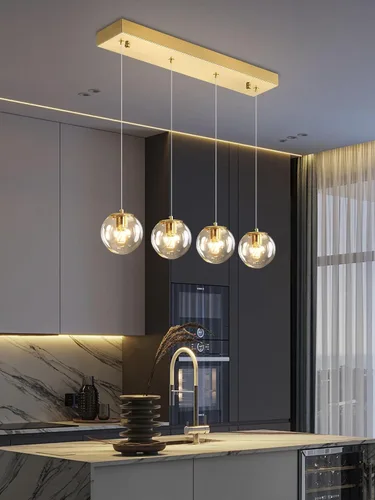 Vista 41 de ykolupty Lámpara colgante negra de 1 luz moderna de globo de vidrio gris ahumado, luces colgantes para isla de cocina, luces colgantes ajustables