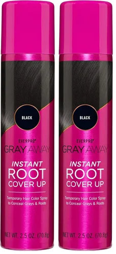 Vista 14 de EVERPRO Gray Away - Spray instantáneo para cubrir raíces, 2.5 onzas, marrón claro