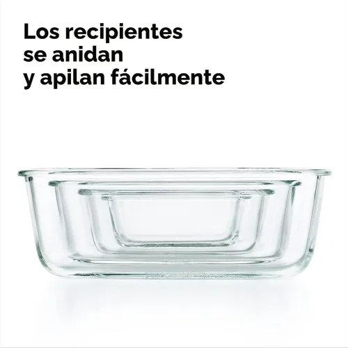 Vista 4 de OXO Good Grips - Juego de recipientes herméticos para uso diario (16 piezas)