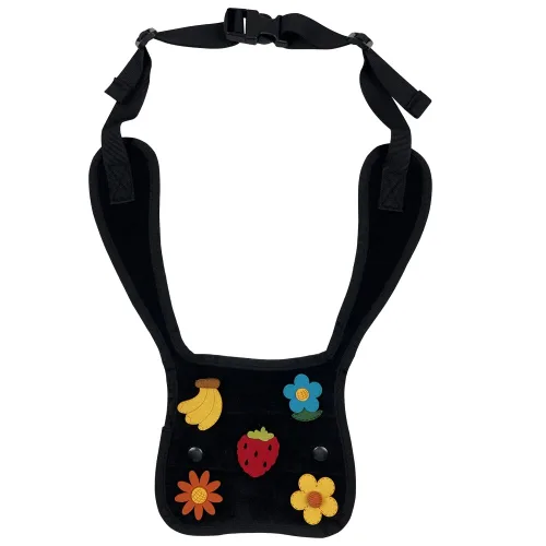 Vista 3 de Ajustador de cinturón de seguridad para niños, funda universal para cinturón de seguridad de vehículo, protector de arnés de viaje, correa ajustable