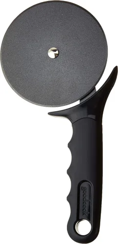 Vista 2 de GoodCook Cortador de pizza jumbo diario con rueda antiadherente de acero inoxidable