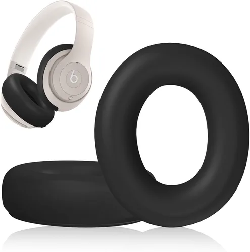 Vista 10 de Funda de silicona compatible con Beats Studio Pro, almohadillas de silicona para los oídos, protector para la diadema, antiarañazos, funda