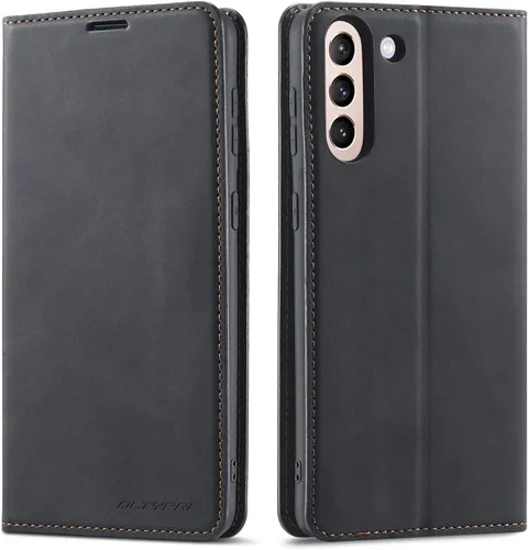 Vista 18 de QLTYPRI Funda tipo cartera para Samsung Galaxy S20 FE, 3 tarjeteros, color verde Funda de piel sintética de alta calidad, cierre magnético
