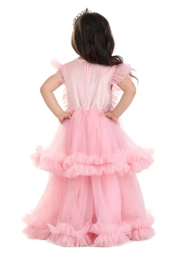 Vista 2 de Disfraz de Princesa en Rosa Para Niña Pequeña Multicolor
