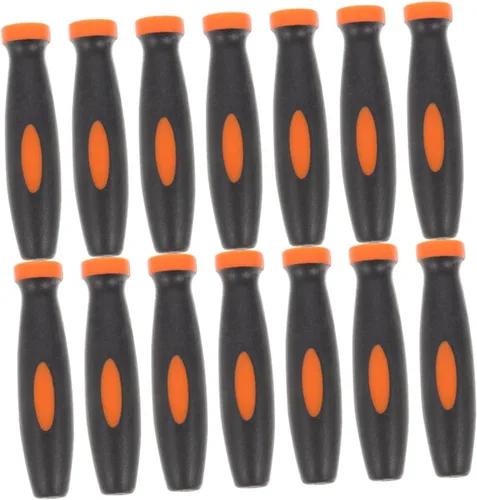 Vista 9 de Housoutil 4sets 0.157 in File Handle Reemplazo de goma Grip para herramienta de mano Herramienta de corte Mango 15 unids*4