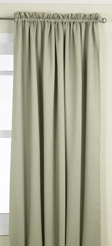 Vista 13 de Lorena Home Fashions facetas oscurecedora de habitación cenefa a medida. Chocolate