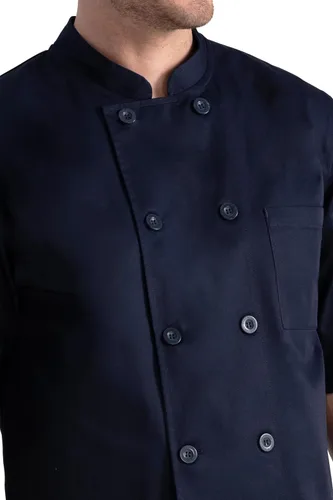 Vista 5 de Chef Works Chaqueta de Chef Unisex Volnay Azul marino
