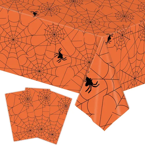 Vista 18 de SpinLaLa Mantel de plástico desechable de 3 piezas de 54 x 108 pulgadas, diseño de fuegos artificiales negros y horizonte urbano para fiestas de Año