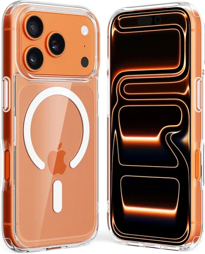 Vista 12 de Crystal Fit - Funda magnética transparente para iPhone 16, compatible con MagSafe, antiamarilleo, funda protectora delgada (para iPhone 16)
